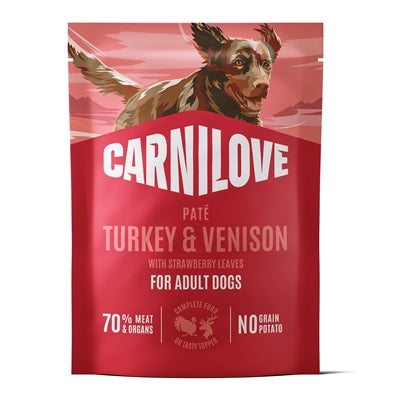 Carnilove Pouch Turkey / Venison / Strawberry Leaves