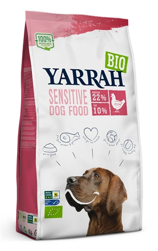 Yarrah Dog Biologische Brokken Sensitive Kip Zonder Toegevoegde Suiker