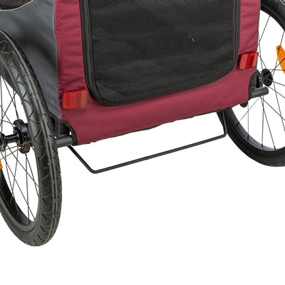 Trixie Hondenfietskat Grijs / Rood