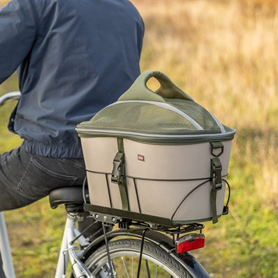 Trixie Fietsmand Voor Bagagedrager Polyester Olijfgroen / Beige
