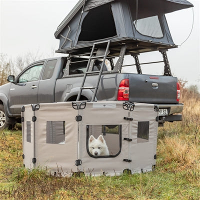 Trixie Campinghek Opvouwbaar Ren 8 Elementen Grijs / Zwart