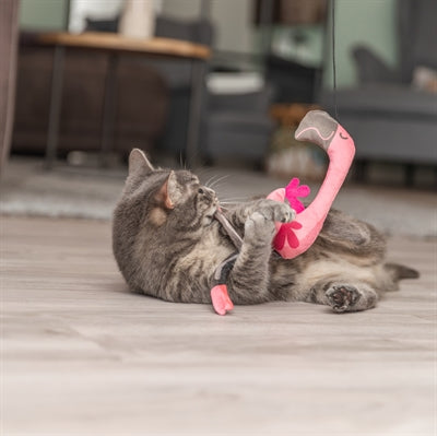 Trixie Kattenhengel Telescopisch Grote Katten Met Flamingo Roze